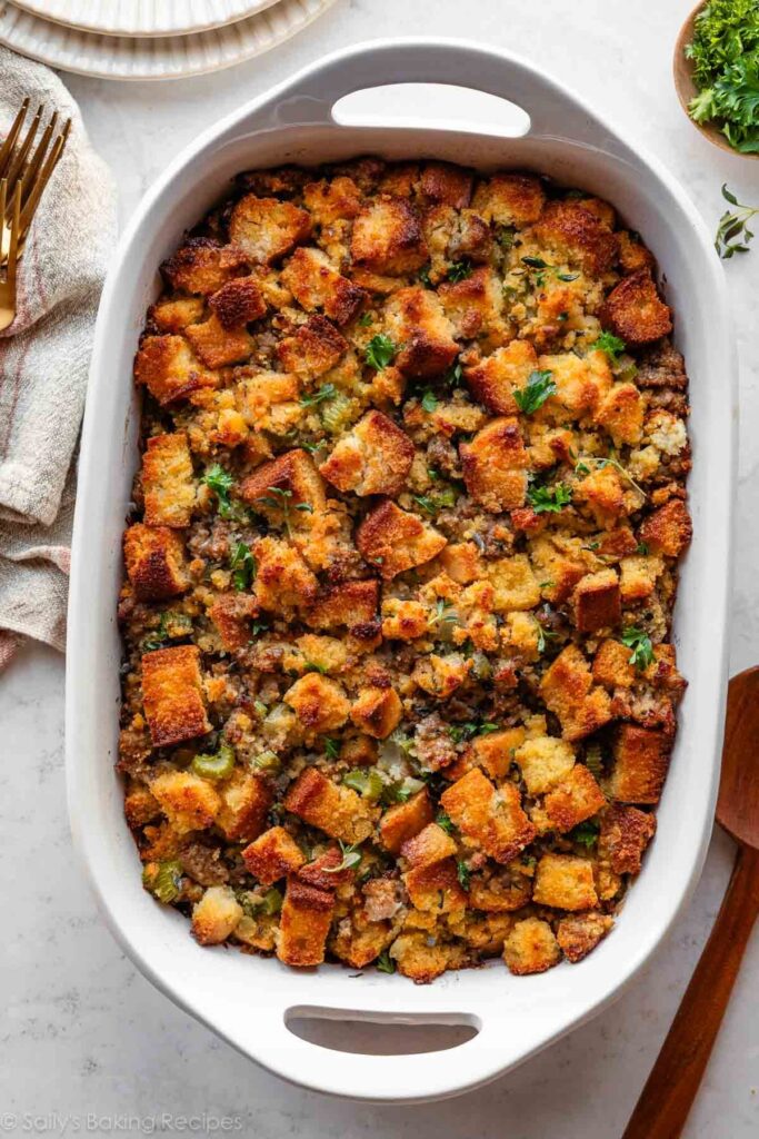 Cornbread Stuffing Recipe - Sally's Baking Addiction