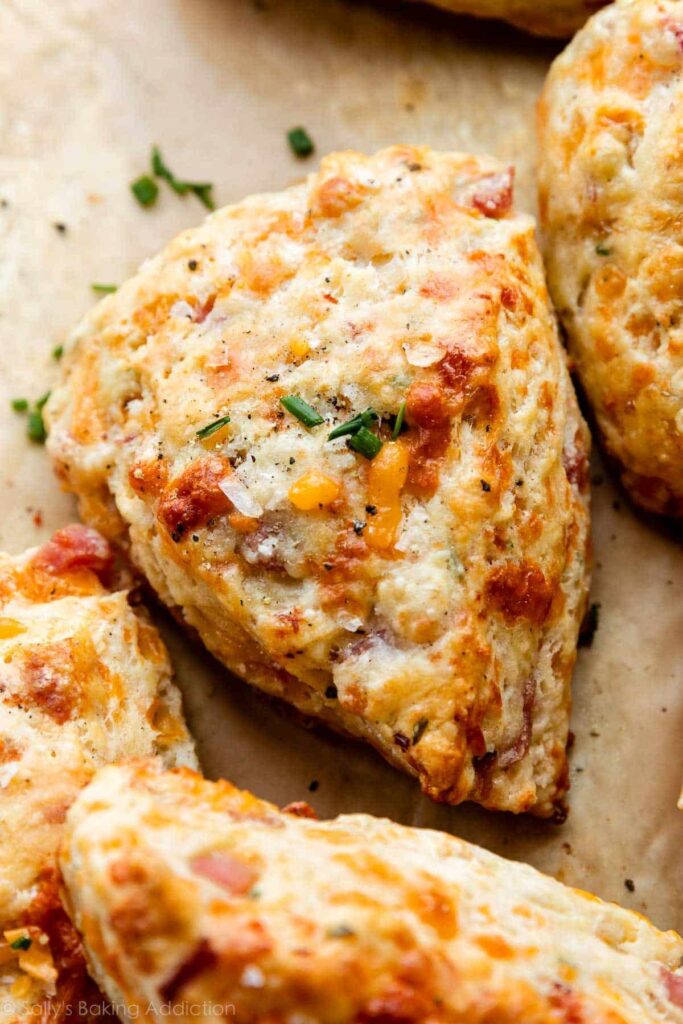 Savory Ham & Cheese Scones