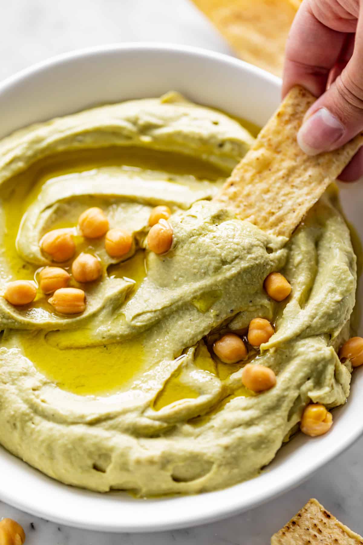 Avocado Hummus - Cafe Delites