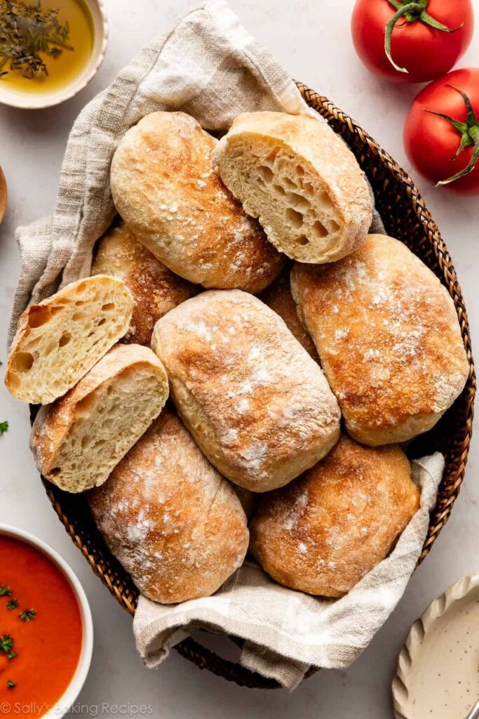 Homemade Ciabatta Bread - Sally's Baking Addiction