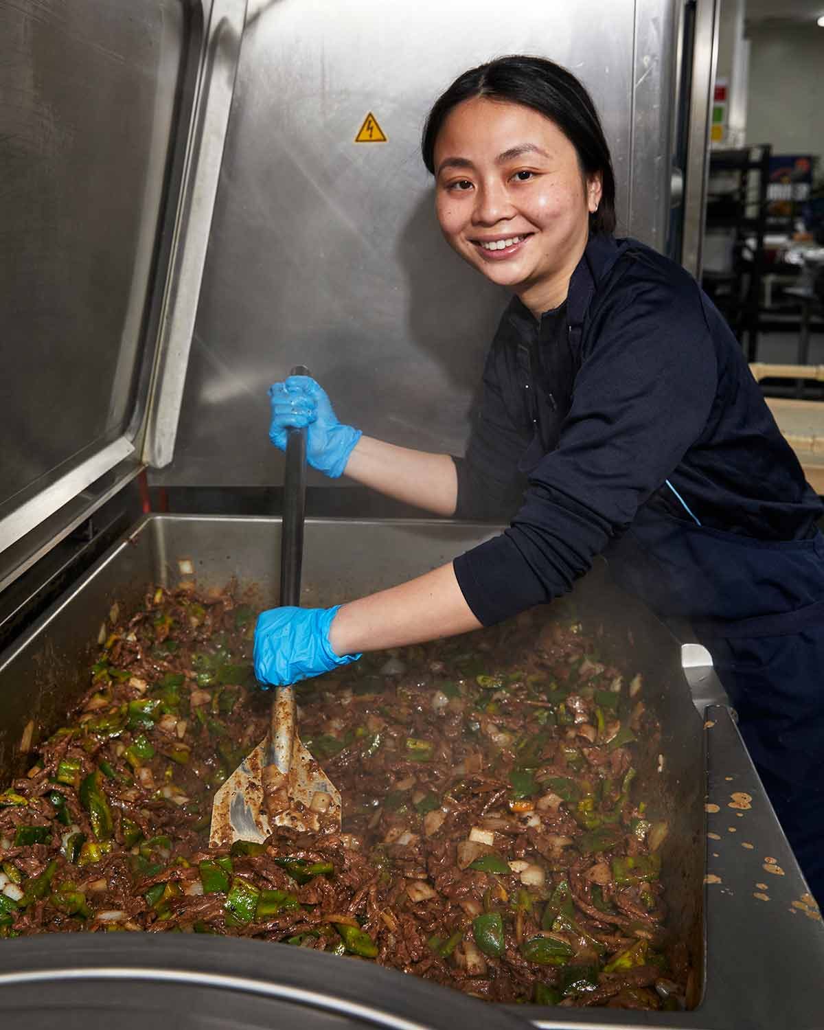 Hannah Boeuf aux haricots noirs à RTM