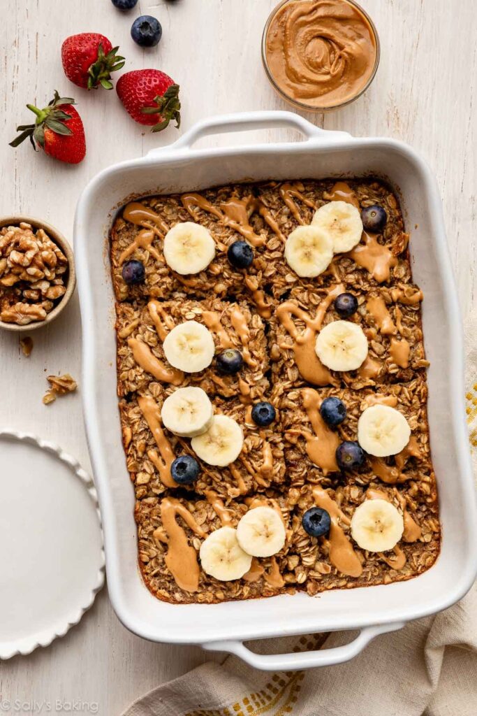 Banana Baked Oatmeal - Sally's Baking Addiction