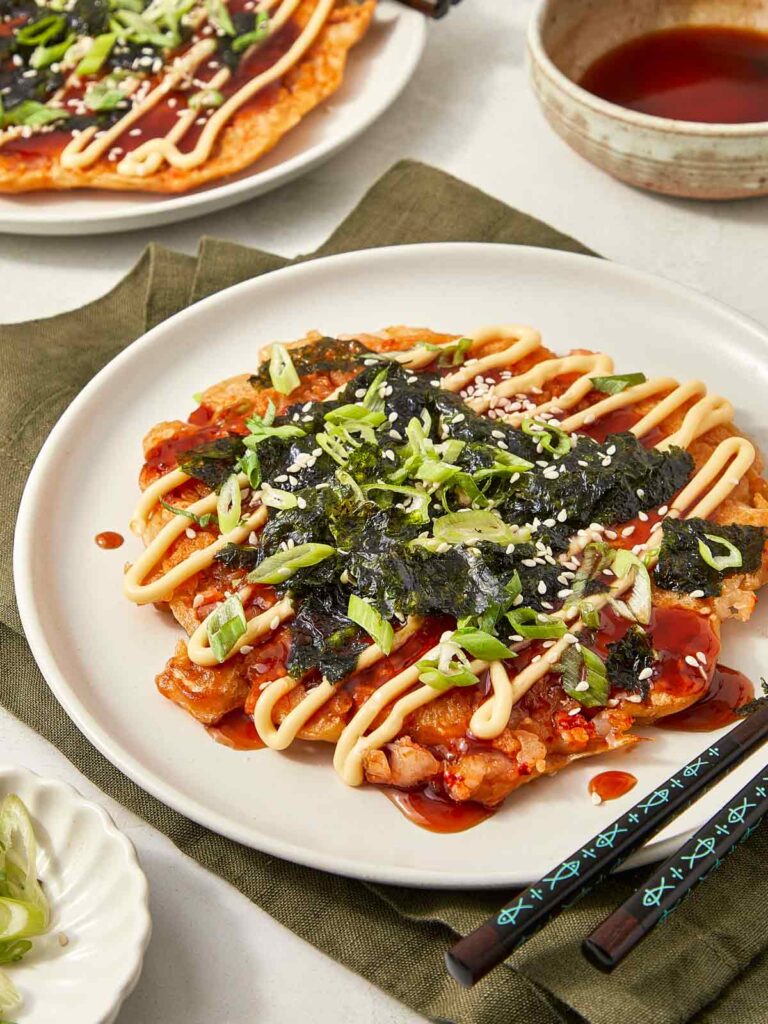 Okonomiyaki (Japanese Pancake) - Cafe Delites