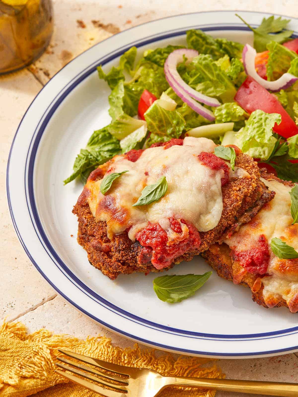 Crispy Beef Parmigiana - Cafe Delites