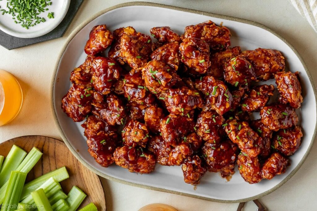 Baked Honey BBQ Chicken Bites