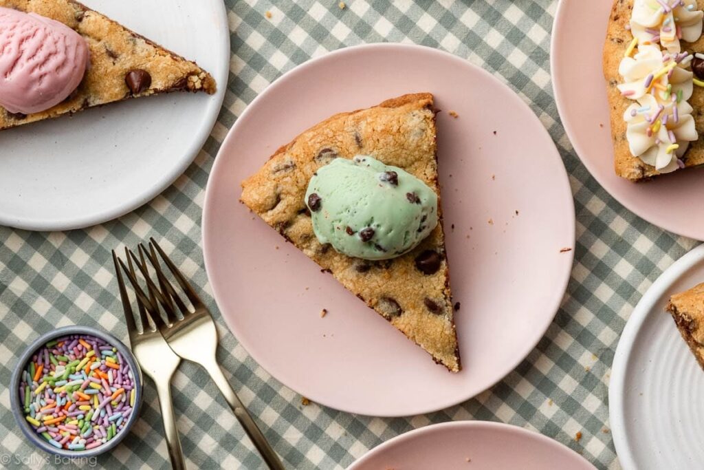 Chocolate Chip Cookie Pizza - Sally's Baking