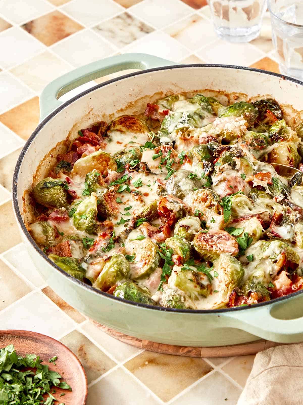 Brussel Sprouts With Bacon - Cafe Delites