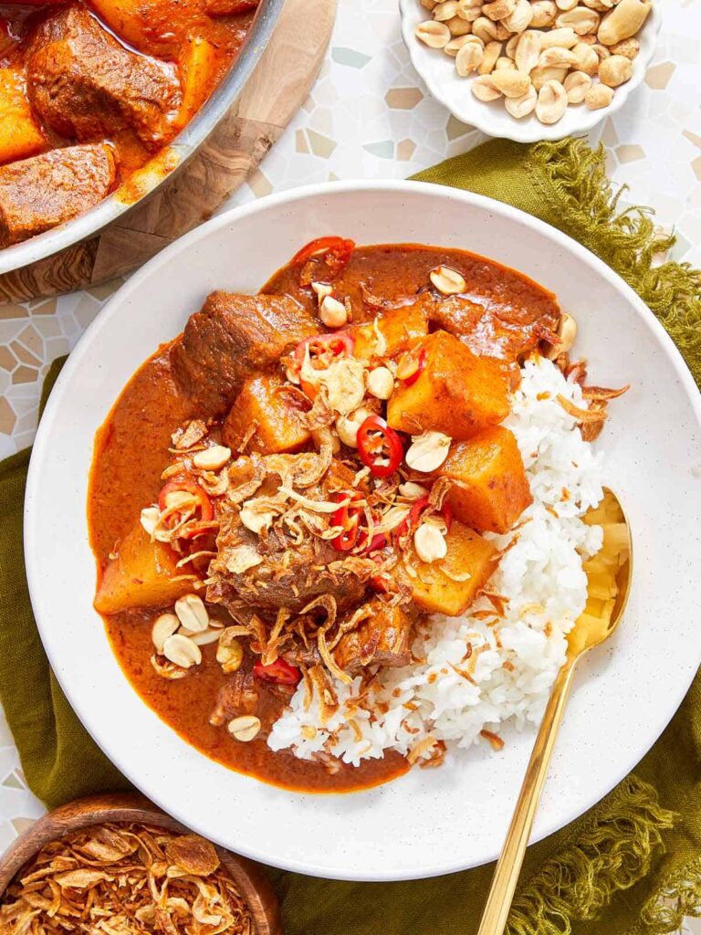 Massaman Beef Curry - Cafe Delites