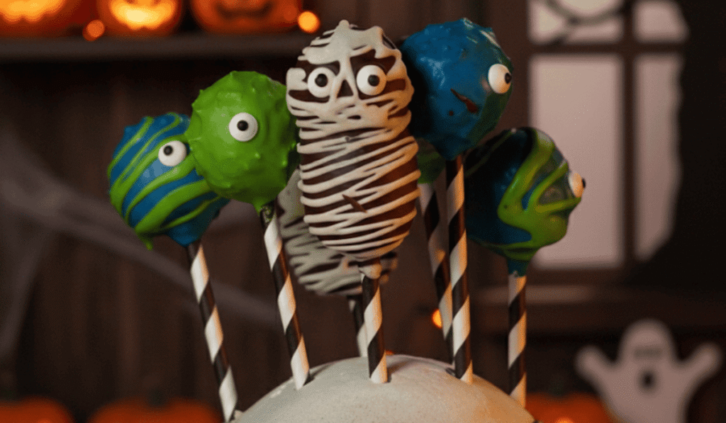 Red Velvet Monster Cake Pops