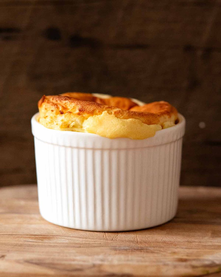 Soufflé 5 minutes plus tard