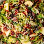 Warm Brussels Sprouts Salad with Bacon and Apple