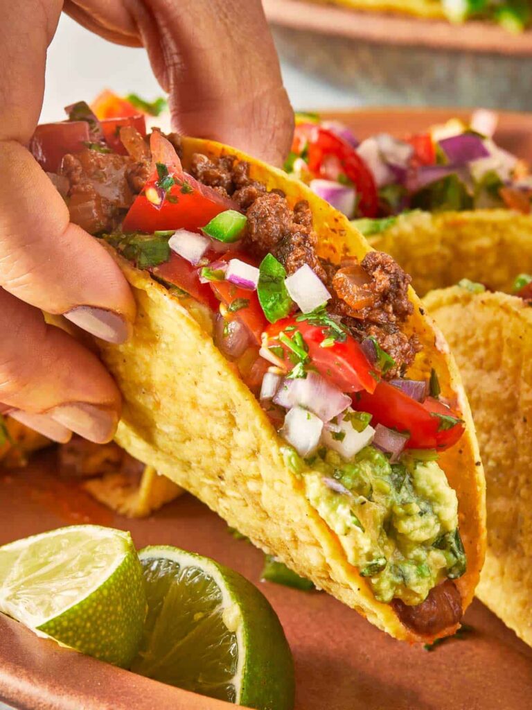 Ground Beef Tacos - Cafe Delites