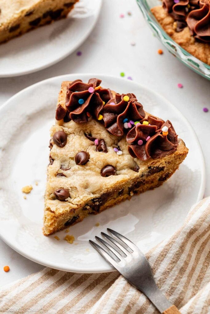 Chocolate Chip Cookie Cake - Sally's Baking